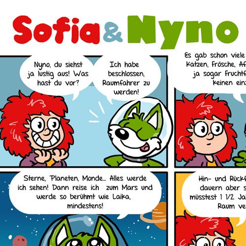 Sofia Nyno Spektrum Neo Wissenschaft Astronomie Laika Kindercomic