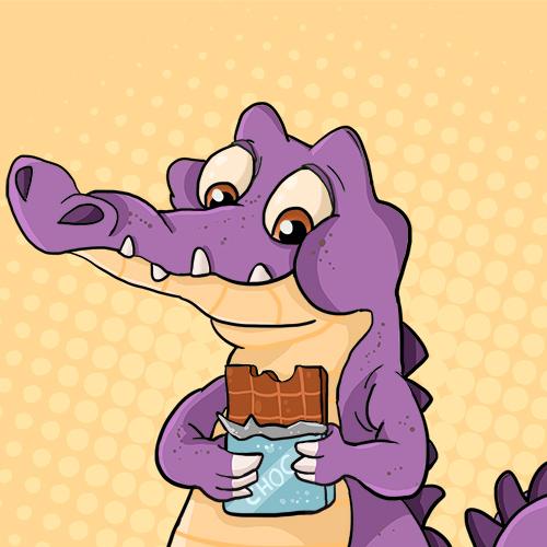 Chocodile Crocodile Chocolate Schokolade Krokodil Comic Characterdesign