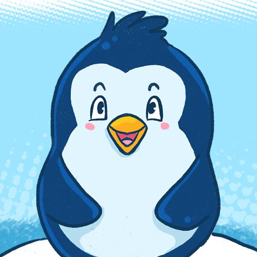 daniela schreiter comic Fuchskind Pinguin Penguin Motivation Eis Sommer