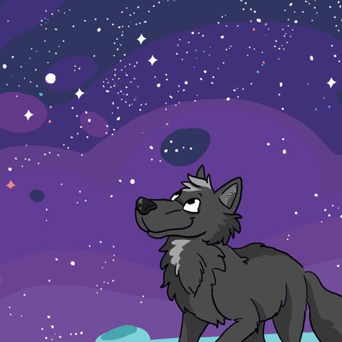 SpaceWolf Wolf Space Universum Galaxy Galaxie Weltraum Auftrag Commisssion