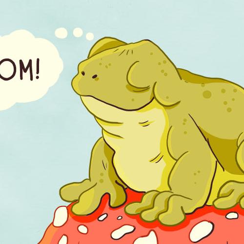 daniela schreiter comic Fuchskind frosch frog muskeln augen nom science edutainment comic